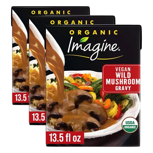 Vista 8 de Imagine - Salsa orgánica vegana de hongos silvestres 13.5 onzas