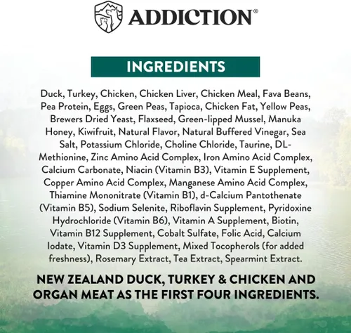 Vista 4 de Addiction Wild Islands Island Bird - Alimento seco prémium para perros con pavo, pavo y pollo, 4 libras