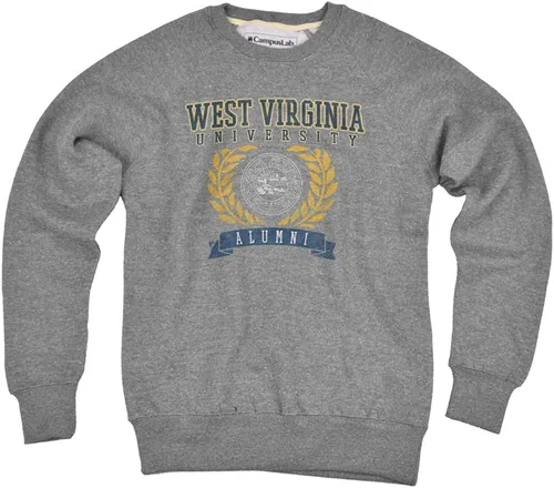 Vista 21 de Campus Lab Collegiate Classic Alumni Seal - Sudadera unisex con cuello redondo para adultos