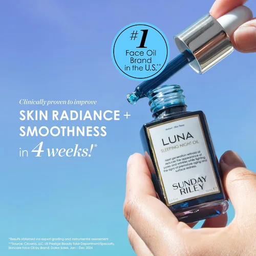 Vista 3 de Sunday Riley Luna - Aceite nocturno antienvejecimiento con retinol para el rostro