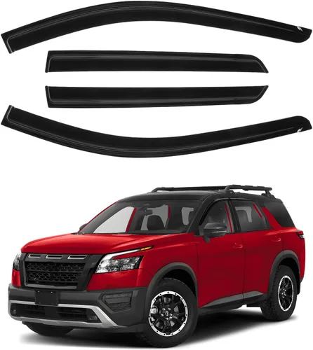 Vista 58 de Canvcle 4Runner - Protectores de lluvia – Viseras de ventana para Toyota 4Runner 2010-2024, deflectores de viento de ventana lateral con cinta