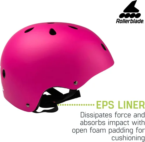 Vista 5 de Rollerblade Casco RB JR para niños, color rosa