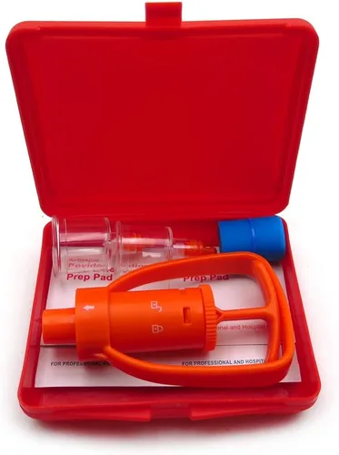 Vista 6 de Kit de mordida de serpiente Camping Emergencia Survival Primeros Auxilios Veneno Sting Extractor [Número de artículo: ET-Extractor001]