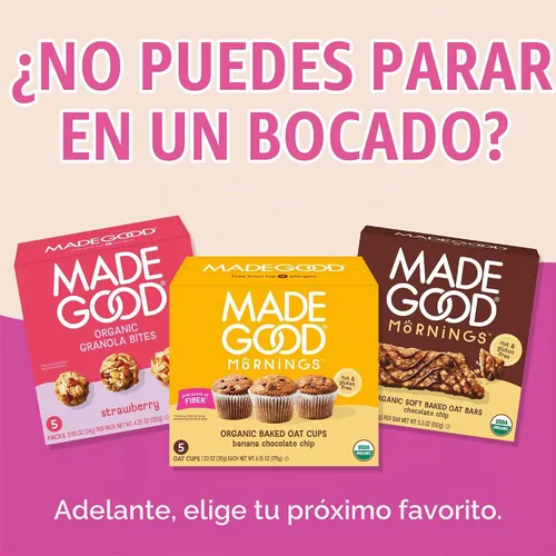 Vista 7 de MadeGood - Barras de granola de chocolate para pastel de cumpleaños, aperitivos de barra de granola sin gluten, 6 cajas, 30