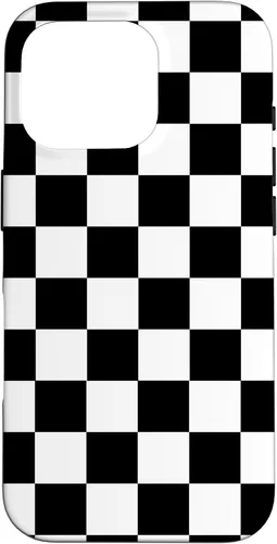 Vista 20 de Checked Chessboard Black Case for iPhone 17