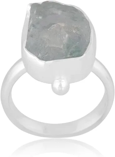 Vista 14 de Anillo trenzado de plata esterlina 925 con piedras preciosas crudas para mujer, joyería hecha a mano