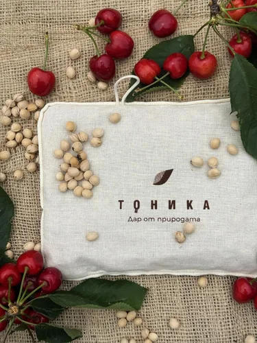 Vista 9 de Tonika Almohada de granos de cereza de 8.82 oz adecuada para dolor de cuello y articulaciones + bolsa térmica natural
