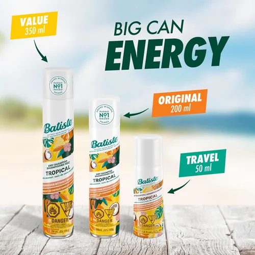 Vista 7 de Batiste Champú seco, tropical, 6.73 onzas (el embalaje puede variar)