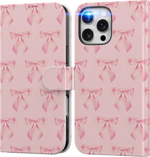 Vista 34 de DEENAKIN Funda tipo cartera para iPhone 15 con tarjetero + clip para efectivo, bloqueo RFID, protección contra caídas de grado militar y obras