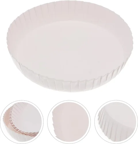 Vista 5 de 100 unids desechables de papel cubierta de bebida de papel tapa reciclada tapa de bebida caliente tapa taza de café cubierta