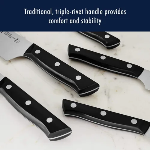 Vista 6 de HENCKELS Cuchillo de pan dinámico afilado de 8 pulgadas, cuchillo para pastel, diseño alemán informado por más de 100 años de maestría, acero