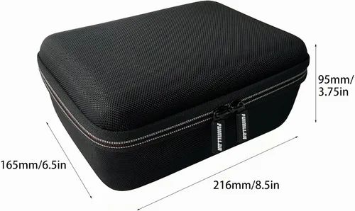 Vista 7 de Fuimlar Estuche rígido de EVA con espuma, 8.5 x 6.5 x 3.75 pulgadas, funda digital rígida EVA a prueba de golpes, adecuada para el almacenamiento