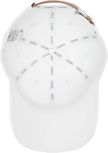 Vista 3 de Lacoste Gorra de piel ajustable con correa de cuero ajustable para hombre