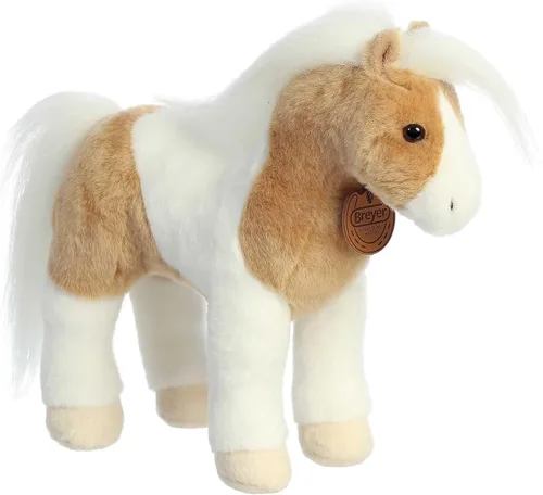 Vista 3 de Aurora® Exquisito peluche Breyer® Chincoteague Pony - Detalles realistas - Juego imaginativo - Marrón 11 pulgadas