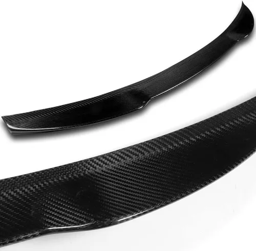 Vista 2 de EPARTS - Alerón trasero de fibra de carbono real, estilo V, alerón extendido, compatible con Kia Forte Koup Coupe 2014 2015 2016