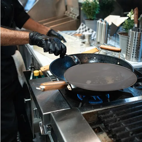 Vista 4 de Splatter Screen Guards Flat Mesh 3pcs Stainless Steel for Frying Pans