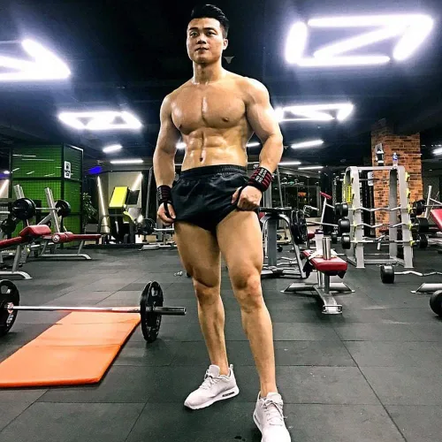 Vista 4 de GYMAPE Hombres Culturismo Gimnasio Entrenamiento 5 pulgadas Deportes Correr Fitness Shorts