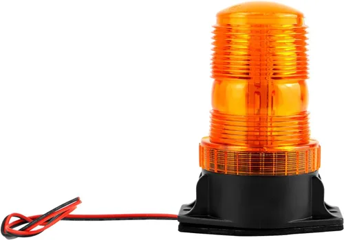 Vista 3 de QWORK Luces estroboscópicas LED ámbar, luces de baliza intermitentes de emergencia y advertencia para camiones, automóviles, autobuses, tractores