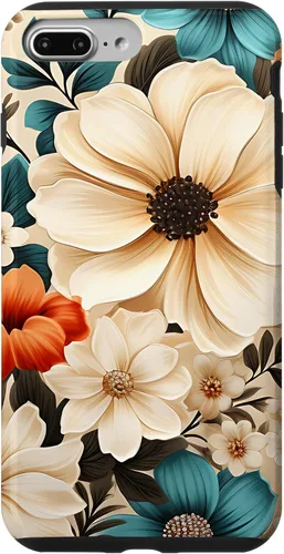 Vista 9 de Funda para iPhone 14 Mixed Flower Bouquet Floral Pattern Wildflowers