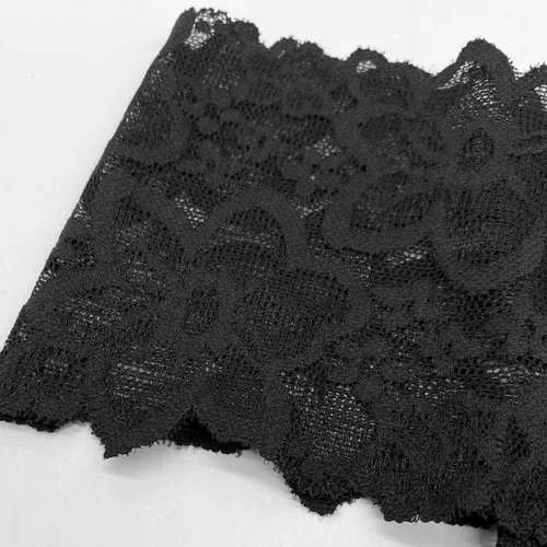 Vista 4 de GAREDOB Tangas de algodón retro de cintura alta para mujer, paquete de 6 unidades, ropa interior de encaje, talla grande, tiro alto, control