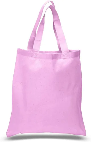 Vista 10 de Bolsas reutilizables de lona de algodón, bolsas de tela con asas 15x16 (1-Bag) TBF