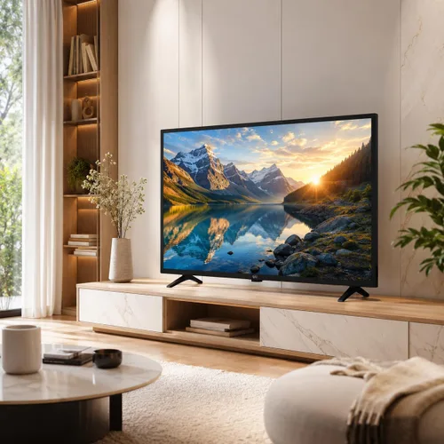 Vista 3 de FPD Smart TV UHD Ultra Slim de 43 pulgadas con pantalla plana con Google, Google Cast integrado, reproducción multimedia en streaming, HDR10, Dolby