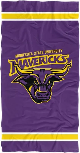 Vista 152 de LOGOVISION Manta Abilene Christian University, 30 x 60 pulgadas, logotipo primario CottonFront/PolyBackBeachTowel