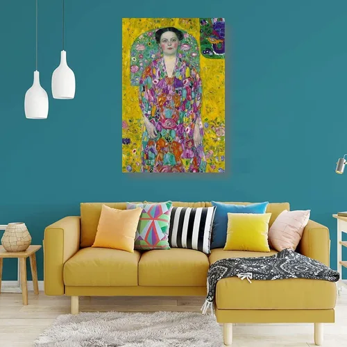 Vista 10 de Pintura por números para adultos y niños - Girasoles (1883) Pintura por Gustav Klimt - Pintura digital de bricolaje por números Kits sobre lienzo