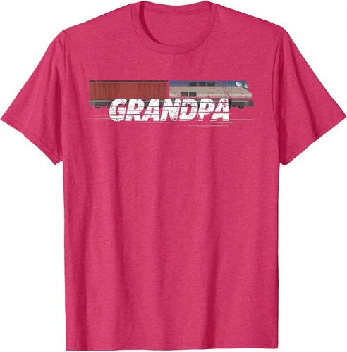 Vista 10 de RC Model Train Shirt Grandpa Train Boxcar HO Scale T-Shirt Negro
