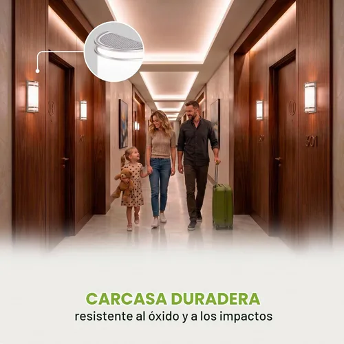 Vista 3 de ASD - Lámpara de pared LED para interiores, níquel cepillado 3000/4000 8 pulgadas Níquel cepillado