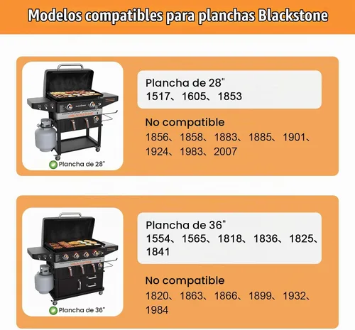 Vista 3 de Sartenes de goteo para parrilla Blackstone de 28 y 36 pulgadas