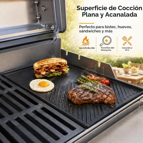 Vista 3 de Hisencn 7637 Parrilla de 17.5" para Weber Spirit I y II 200 Series