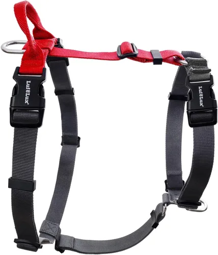 Vista 12 de Arnés para perro no restrictivo, fácil libertad de caminar, arnés sin tirones, mantiene el equilibrio, hebilla de cuello, ajuste de seis puntos, 2