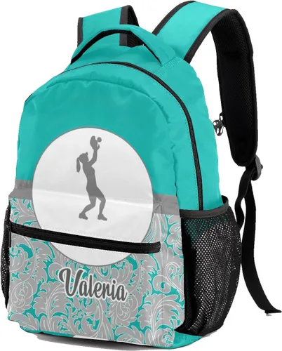 Vista 2 de Personalizado Nombre Personalizado Jugador de Softbol Unisex Mochila para Niños Niños Personal de Oficina Diario, personalizado 3, Mochilas Daypack