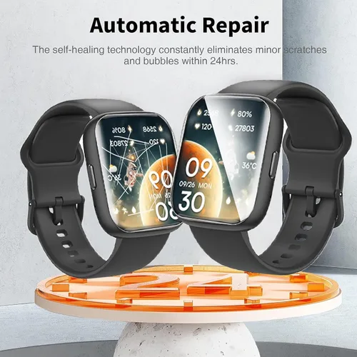Vista 5 de Lamshaw Compatible for Armitron Matrix Smartwatch Screen Protector, [6 Pack] Full Coverage TPU Clear Film Compatible for Armitron Connect Matrix