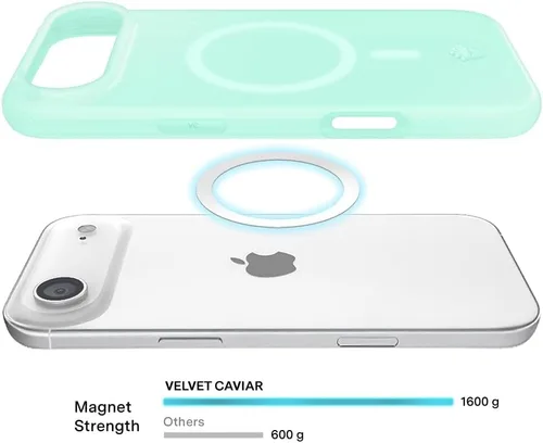 Vista 896 de VELVET CAVIAR Funda para iPhone 15, compatible con MagSafe, probada contra caídas de 10 pies, fundas protectoras de diseño, leopardo color rosa
