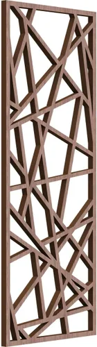 Vista 176 de Conway Paneles de pared decorativos de madera con calado, 9 3/8 pulgadas de ancho x 24 3/8 pulgadas de alto x 1/4 de alto, aliso