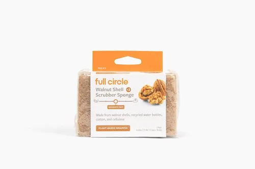 Vista 12 de Full Circle Esponja de limpieza resistente, hoja de agave robusta y celulosa sin plástico, esponja de platos de doble cara para hierro fundido