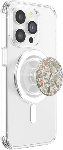 Vista 3 de PopSockets MagSafe PopGrip de flores pastel con diseño floral caprichoso para iPhone