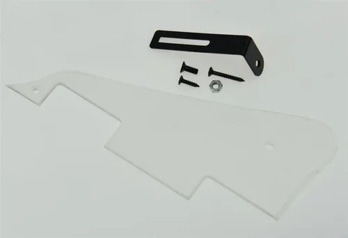 Vista 43 de KAISH Golpeador de guitarra Abalone Pearl LP con soporte negro para Epiphone Les Paul