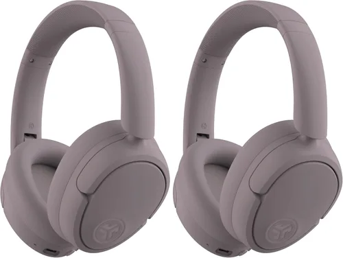 Vista 12 de JLab JBuds Lux ANC, auriculares para colocar sobre la oreja, cancelación activa de ruido, Bluetooth, grafito (paquete de 2)