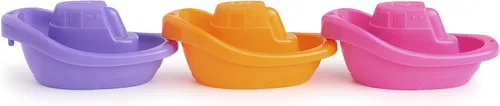 Vista 4 de Munchkin® Little Boat Train - Juguete de baño, divertido para bebés y niños pequeños, juego de 6 piezas
