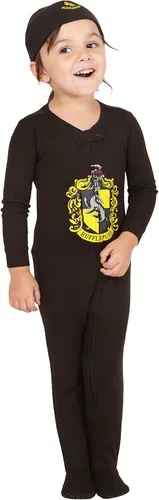 Vista 5 de Intimo - Conjunto de pijama para bebé con pies y gorro Hogwarts House Gryffindor de 12 meses