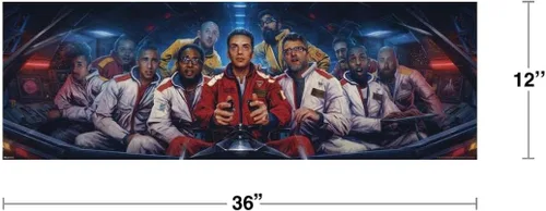 Vista 3 de Póster de la lógica de rapero Merch The Incredible True Story Cool Wall Art Poster 36x12