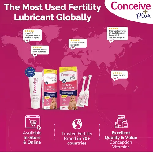Vista 8 de Conceive Plus Lubricante de fertilidad en aplicadores prellenados, lubricante apto para la fertilidad para parejas que intentan concebir, suministro