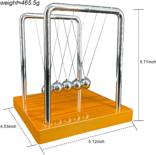 Vista 2 de Bolas de péndulo para decoración de bolas de equilibrio de Newton's Cradle