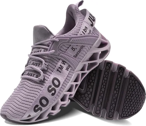 Vista 6 de Umyogo Zapatos deportivos, antideslizantes, para caminar, para mujer