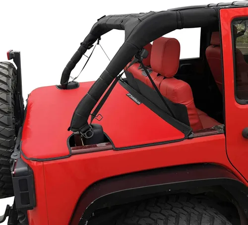 Vista 9 de Shadeidea - Cubierta tonneau para el Jeep Wrangler JL de 4 puertas, cubierta Ton para el maletero trasero del JLU (2018-Actual), cubierta
