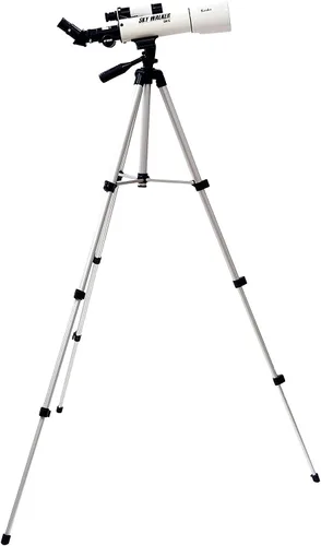 Vista 2 de Kenko Telescopio Sky Walker SW-0, Telescopio refractor, para observaciones de cielo estrellado y suelo, peso ligero, blanco, 111161