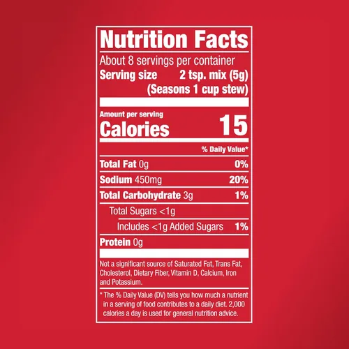 Vista 13 de Mezcla de condimento para estofado de ternera McCormick, 1.5 oz